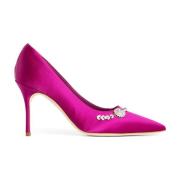 Kristal Gala Stiletto Hakken Manolo Blahnik , Pink , Dames