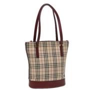 Pre-owned Canvas totes Burberry Vintage , Beige , Dames