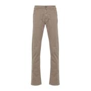 Slim Fit Grijze Broek Jacob Cohën , Gray , Heren