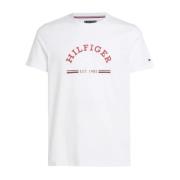 Heren RWB Arch Grafische Tee Tommy Hilfiger , White , Heren