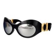 Stijlvolle zonnebril met model 0Ve4462 Versace , Black , Dames