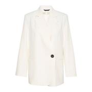 Witte Blazer Jas Whisper Stijl InWear , White , Dames