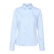 Pastelblauw Overhemd - Klassieke Stijl InWear , Blue , Dames