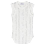 Witte Tanktop voor Vrouwen The Attico , White , Dames