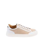 Gedrukte Canvas Suède Sneaker Testoni , Multicolor , Dames