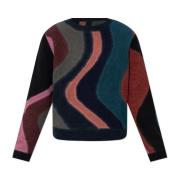 Gebreide trui met patroon PS By Paul Smith , Multicolor , Dames