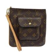 Pre-owned Canvas pouches Louis Vuitton Vintage , Brown , Dames