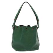 Pre-owned Leather louis-vuitton-bags Louis Vuitton Vintage , Green , D...