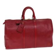 Pre-owned Leather louis-vuitton-bags Louis Vuitton Vintage , Red , Dam...