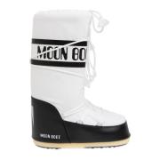 Sneeuwlaarzen icoon nylon Moon Boot , White , Dames