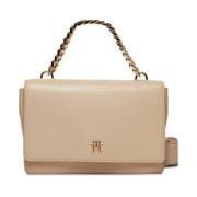 Elegante Crossbody Tas voor Vrouwen Tommy Hilfiger , Beige , Dames