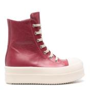 Leren Mega Bumper Sneakers Rick Owens , Pink , Dames