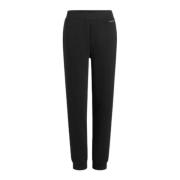 Metallic Micro Logo Jogger Broek Calvin Klein , Black , Dames