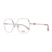 Rose Gold Metalen Optische Monturen Max Mara , Pink , Dames