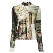 Turtle Neck Salon Sweater Vivienne Westwood , Multicolor , Dames