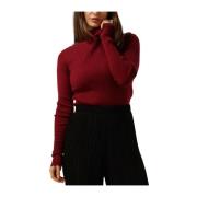 Ruffle Vis 301 Sweaters Aaiko , Red , Dames