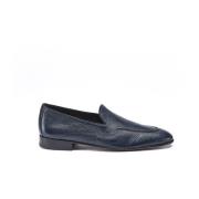 Lichtgewicht Deer Loafer Lambrusco Testoni , Blue , Heren