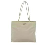 Pre-owned Fabric prada-bags Prada Vintage , White , Dames