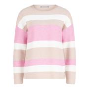 Gestreepte Gebreide Trui Betty & Co , Multicolor , Dames