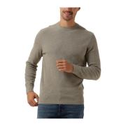 Groene Gebreide Trui Crew Neck Profuomo , Green , Heren