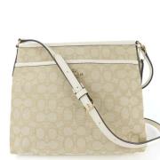 Pre-owned Canvas shoulder-bags Coach Pre-owned , Beige , Dames