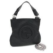 Pre-owned Leather gucci-bags Gucci Vintage , Black , Dames