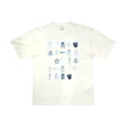 LA Photo Print T-Shirt Won Hundred , Beige , Heren