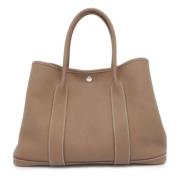 Pre-owned Leather handbags Hermès Vintage , Brown , Dames