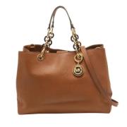 Pre-owned Leather handbags Michael Kors Pre-owned , Brown , Dames