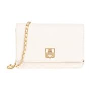 Stijlvolle Schoudertas met Kettingriem Elisabetta Franchi , White , Da...