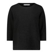 Sweatshirt met Lurexdraad Betty & Co , Black , Dames