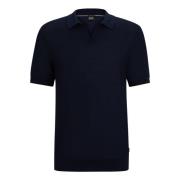 Heren Polo Shirt Boss , Blue , Heren