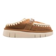 Metal Klomp Bounce Cognac Stijl Mou , Brown , Dames