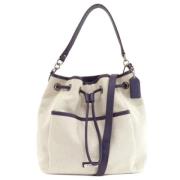 Pre-owned Canvas handbags Coach Pre-owned , Beige , Dames