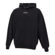 Zwarte Katoenen Hoodie Iceberg , Black , Heren