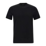 Zwarte T-shirts en Polos Emporio Armani , Black , Heren