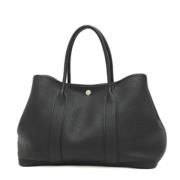 Pre-owned Leather handbags Hermès Vintage , Black , Dames