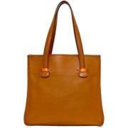 Pre-owned Leather handbags Hermès Vintage , Brown , Dames