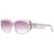 Rosa Zonnebril Gradient Lens Rechthoekig Gant , Pink , Dames