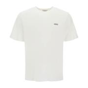 Vintage Gewassen Relaxte Fit T-shirt Autry , White , Heren