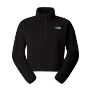 Fleece Zip Sweatshirt The North Face , Black , Dames