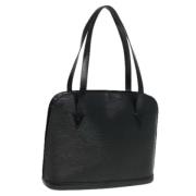 Pre-owned Leather louis-vuitton-bags Louis Vuitton Vintage , Black , D...