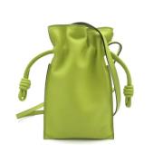 Pre-owned Leather shoulder-bags Loewe Pre-owned , Green , Dames