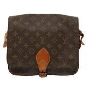 Pre-owned Canvas louis-vuitton-bags Louis Vuitton Vintage , Brown , Da...