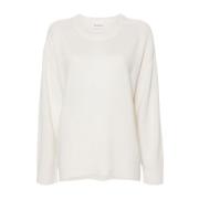 Stijlvolle Gebreide Top in Roomwit P.a.r.o.s.h. , Beige , Dames