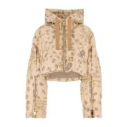 Stijlvolle Bedrukte Donsjas Khrisjoy , Beige , Dames