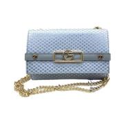 Feestelijk geweven satijnen clutch Gattinoni , Blue , Dames