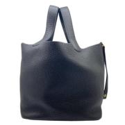 Pre-owned Leather handbags Hermès Vintage , Black , Unisex