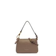 Elegante Brooke Leren Tas Ritssluiting Gianni Chiarini , Gray , Dames