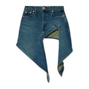 Denim rok Y/Project , Blue , Dames